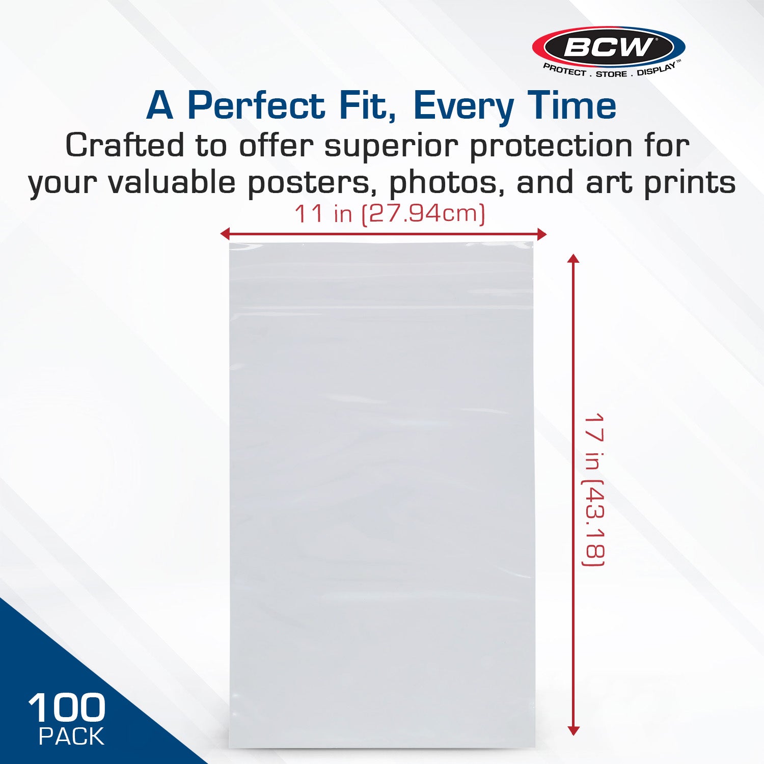 BCW Resealable 11x17 Art Print Bags