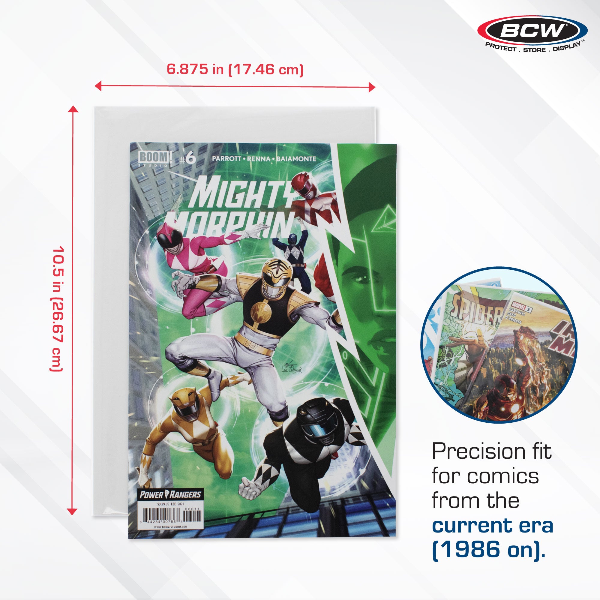 BCW Premade® Resealable Current Comic Bag and Board