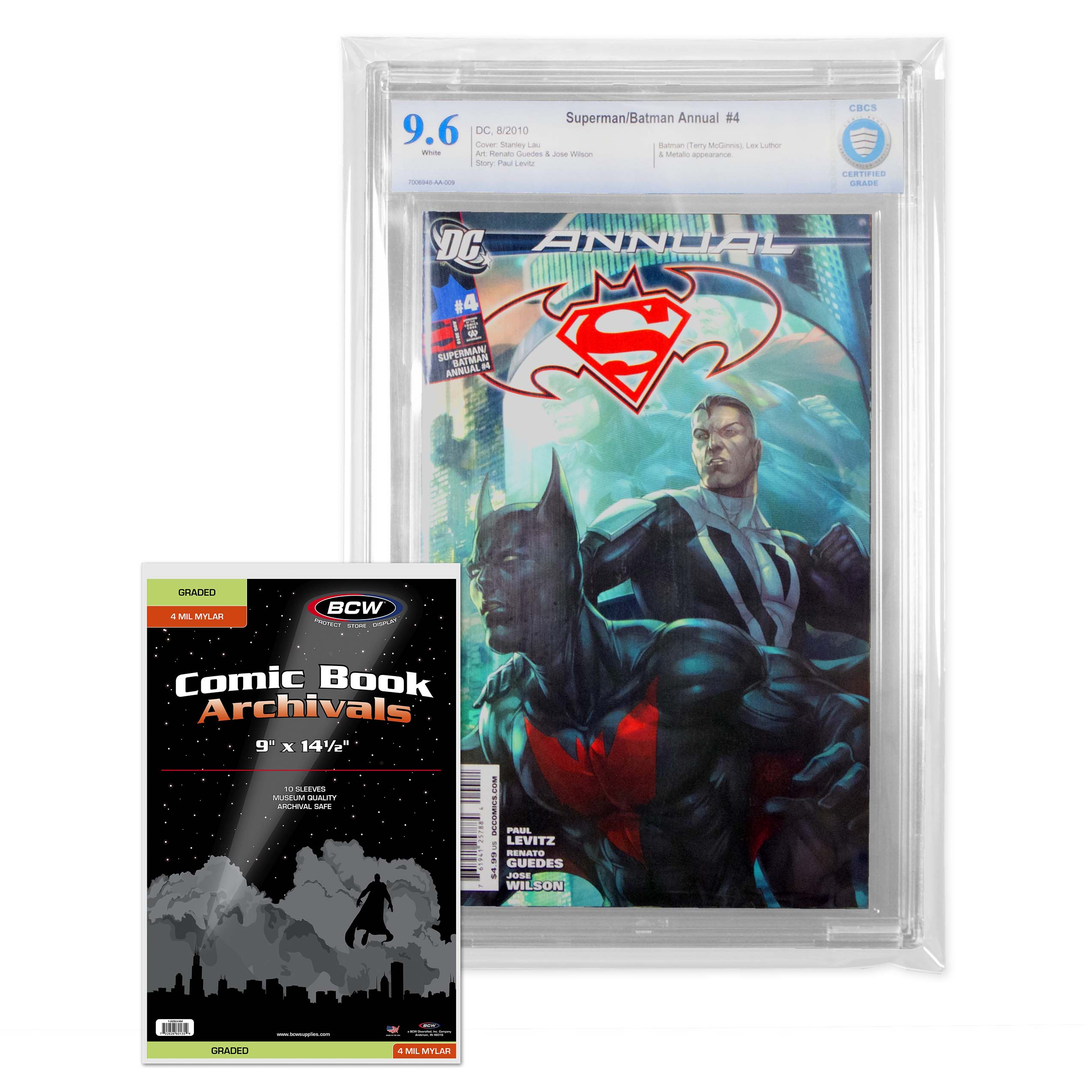 BCW Graded Comic Mylar Sleeve - 4 MIL