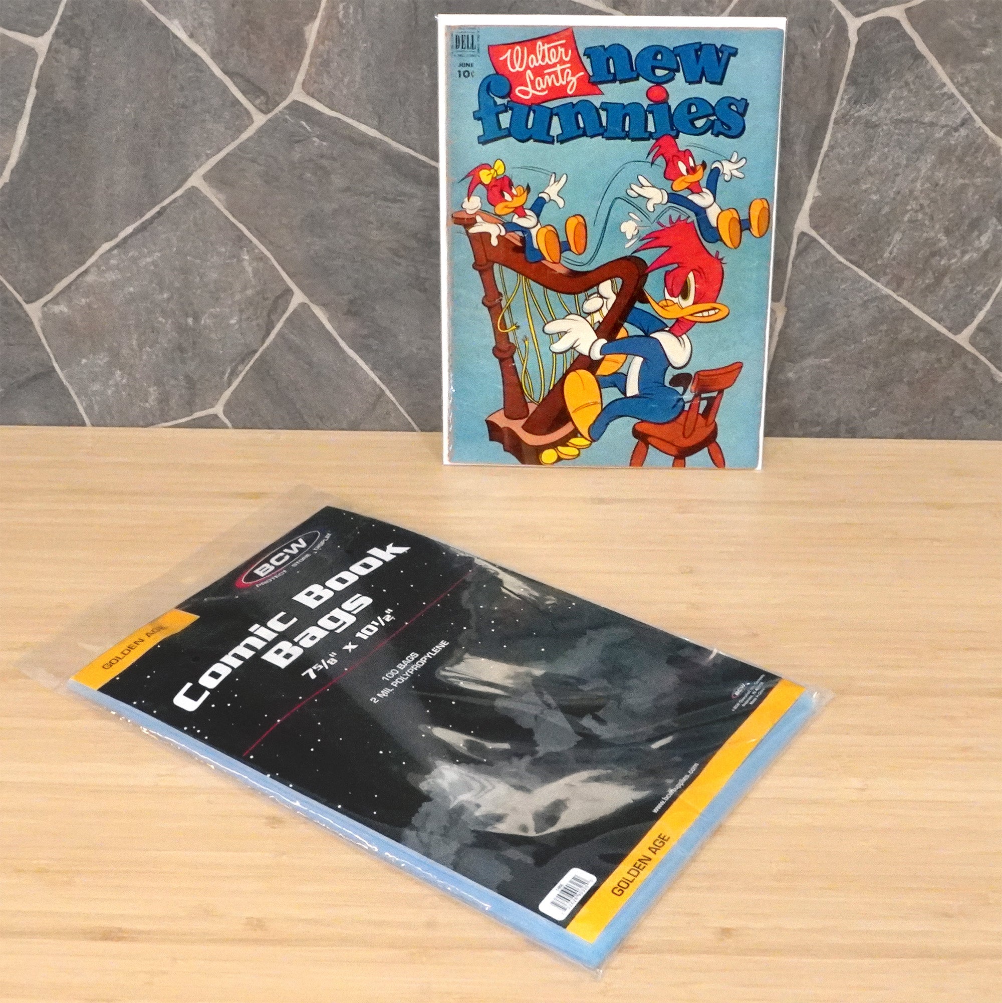 BCW Golden Age Comic Bags