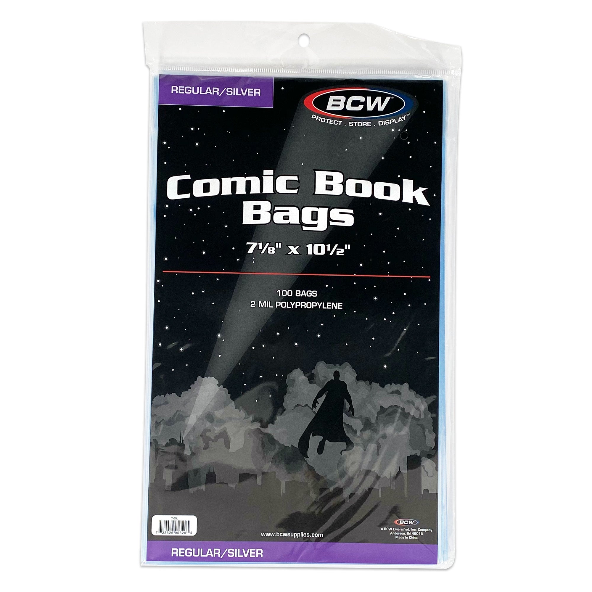 BCW Silver/Regular Comic Bags