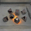 Ancient Passions - 7 Piece DnD Dice Set | Metal RPG Gaming Dice