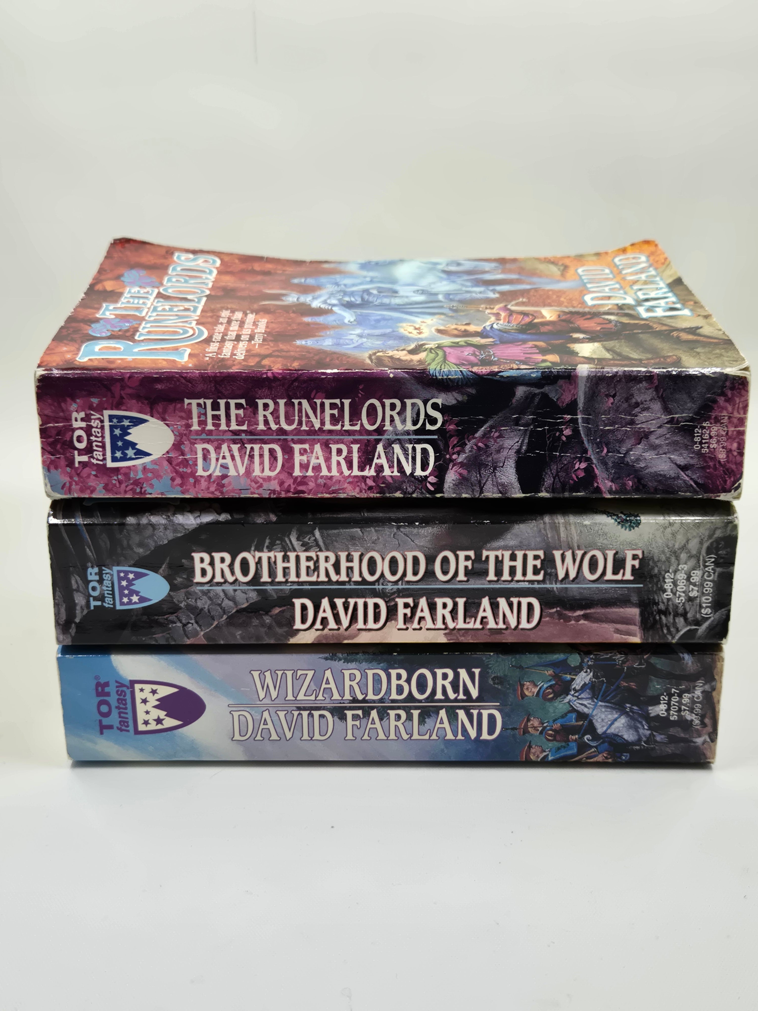 The Runelords 1-3 David Farland Trade Paperback - Preowned