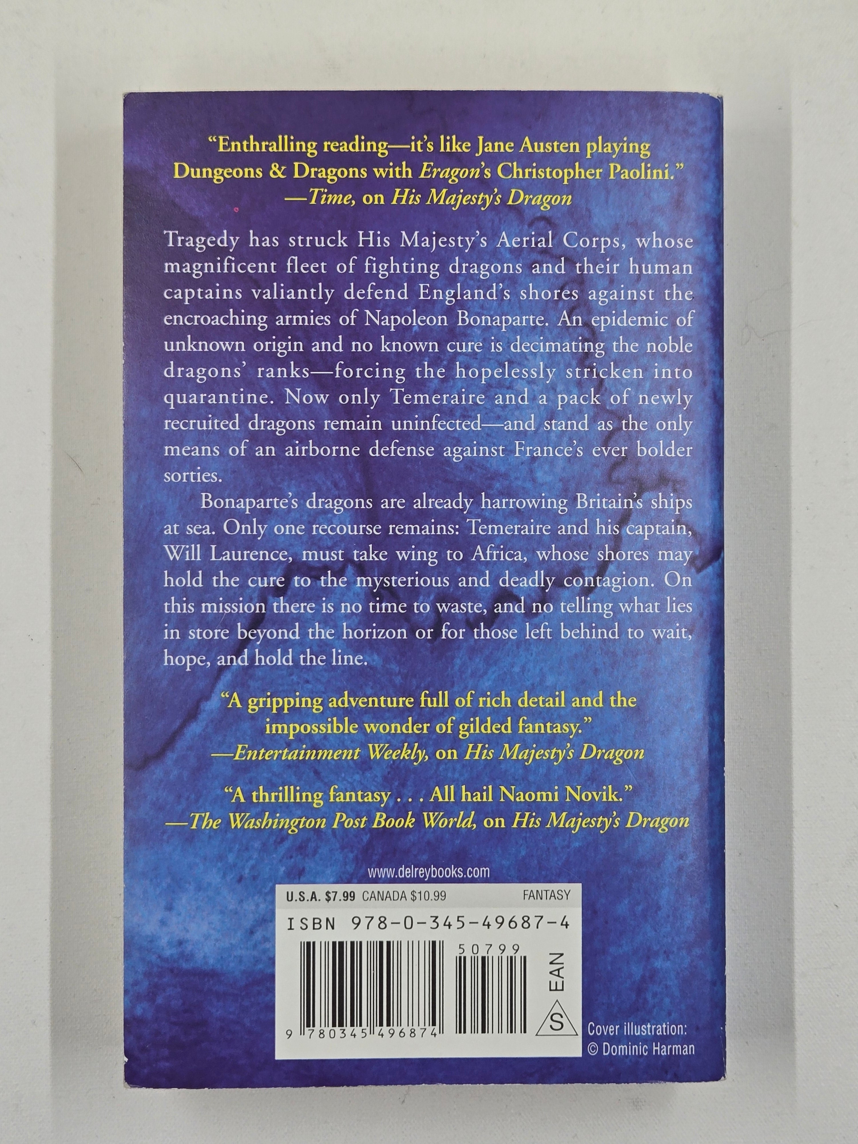 Temeraire Series Books 3–6 (Paperback Set, Preowned) by Naomi Novik