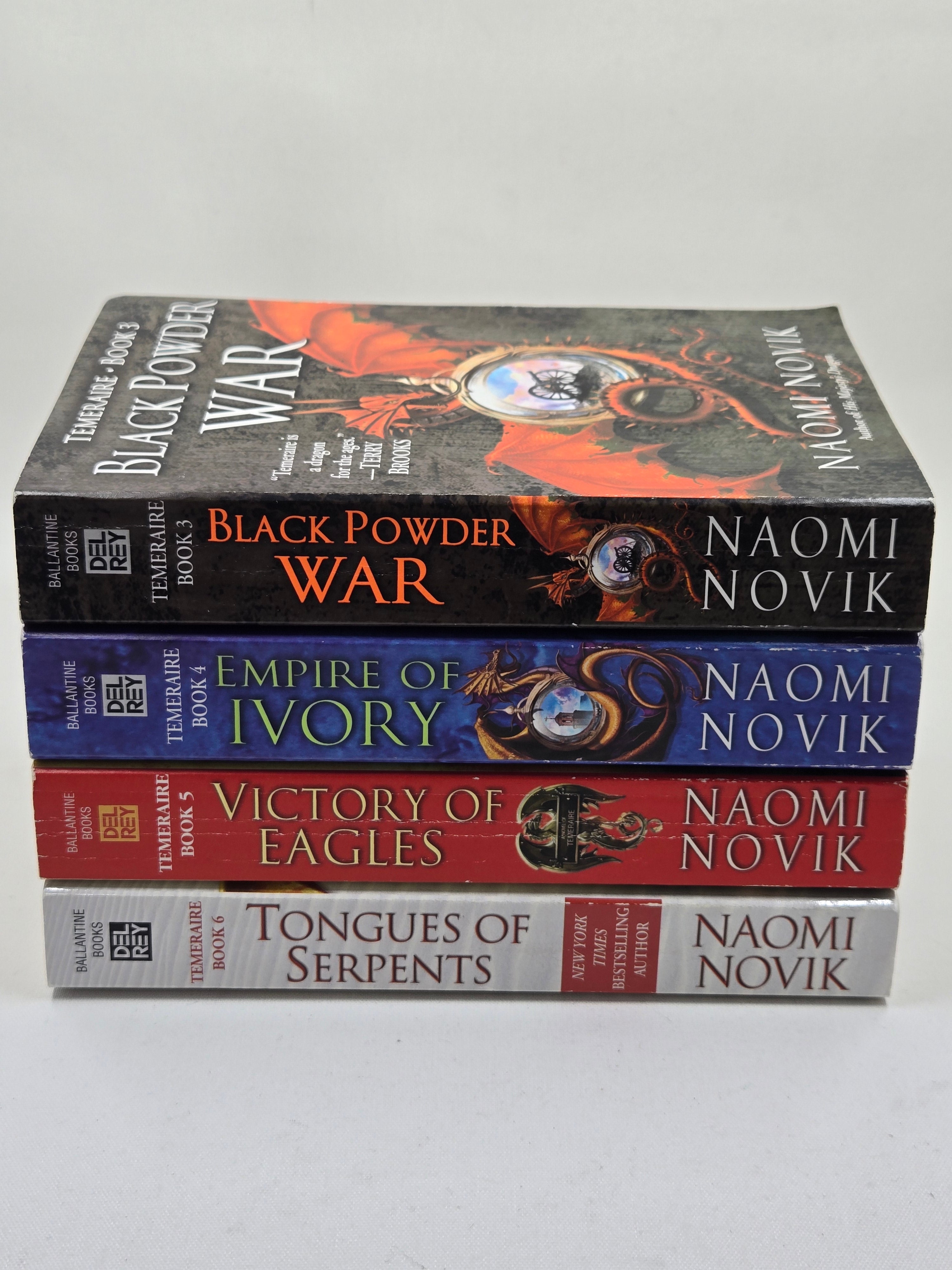 Temeraire Series Books 3–6 (Paperback Set, Preowned) by Naomi Novik
